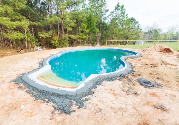 Pool Landscape Leveling in Smyrna
